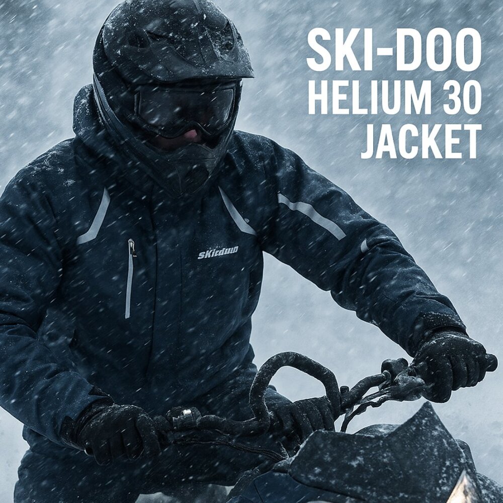 BRAND NEW Ski-Doo Helium 30 Men’s Jacket XL – Snowmobile Outerwear – Waterproof